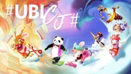Panda’s appearance on an image advertising Ubisoft at ChinaJoy 2021