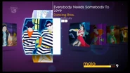 Everybody Needs Somebody To Love on the Just Dance 4 menu (Wii/PS3/Wii U)