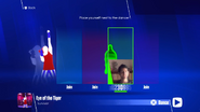 Just Dance 2018 coach selection screen (camera)