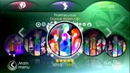 Dance Mash-Up on the Just Dance 3 menu (Wii/PS3)