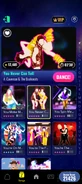 You Never Can Tell on the Just Dance Now menu (2024 update, phone)