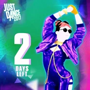 Falka appearing in the 2 days left picture by Just Dance Denmark on Instagram[7]