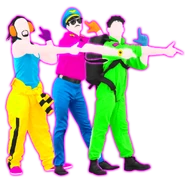 Dançarinos em uma extração do Just Dance 2017