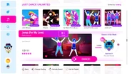 Jump (For My Love) on the Just Dance 2019 menu