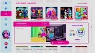 La Respuesta on the Just Dance 2021 menu