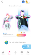 Just Dance Now coach selection screen (2020 update, phone)