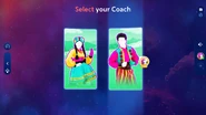 Just Dance 2024 Edition coach selection screen