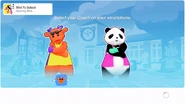 Just Dance 2020 coach selection screen (Kids Mode)