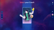 Just Dance 2024 Edition coach selection screen (outdated)