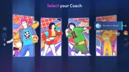 Daretolive jd2023 coachmenu.png (1,96 MB) Just Dance 2023 Edition coach selection screen