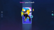 Just Dance 2023 Edition coach selection screen