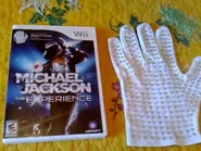 Glove bundle for Michael Jackson: The Experience, sold at Walmart
