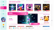 Satellite on the Just Dance 2020 menu