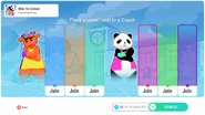 Just Dance 2020 coach selection screen (8th-gen)