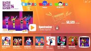 Spectronizer on the Just Dance Now menu (2017 update, computer)