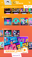 Where Are You Now? (Hide-and-Seek Version) on the Just Dance Now menu (2017 update, phone)