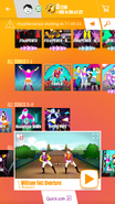 William Tell Overture on the Just Dance Now menu (2017 update, phone)