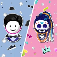 P2 on a before and after playing Just Dance post (along with Charlie)