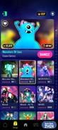 Monsters of Jazz on the Just Dance Now menu (2024 update, phone)