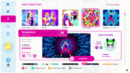 TemperatureALT 2021 menu.png (2.24 MB) Temperature (Extreme Version) on the Just Dance 2021 menu