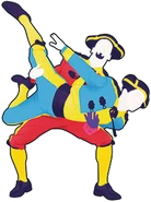 The album coach seen in The Art of Just Dance (10th Anniversary Edition)