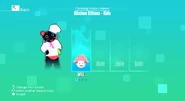 Just Dance 2020 coach selection screen (Wii)