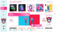 Groove on the Just Dance 2020 menu