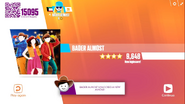 Just Dance Now scoring screen (2017 update)