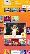 Hickory Dickory Dock on the Just Dance Now menu (2017 update, phone)