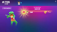 Just Dance Now scoring screen