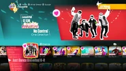 No Control on the Just Dance 2018 menu