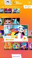 Mini Yo School on the Just Dance Now menu (2017 update, phone)