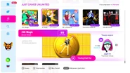 24K Magic (Extreme Version) on the Just Dance 2019 menu