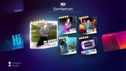 Just Dance 2014 routine selection screen
