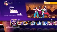 Lean On on the Just Dance 2018 menu