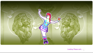 Just Dance 2019 loading screen (Extreme Version, 8th-gen)