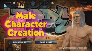 The Hip Hop Dance Experience - Male Character Creation Wardrobe Mode