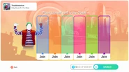 Just Dance 2020 coach selection screen (camera)