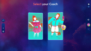 Just Dance 2024 Edition coach selection screen