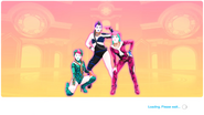 Just Dance 2022 loading screen