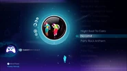 No Limit on the Just Dance 3 menu (Xbox 360)