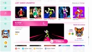 Summer (Fitness Dance) on the Just Dance 2020 menu
