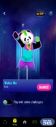 Just Dance Now coach selection screen (2024 update, phone)