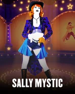 Post confirming the return of Sally Mystic