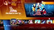 I Was Made For Lovin’ You on the Just Dance 2018 menu