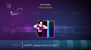 Just Dance 4 coach selection screen (Wii/PS3/Wii U)