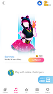 Just Dance Now coach selection screen (2020 update, phone)