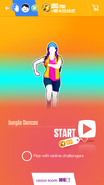 Just Dance Now coach selection screen (2017, phone)