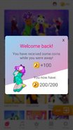 New "Welcome back!" screen (August 10, 2020)