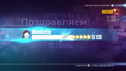 Just Dance 2016 scoring screen